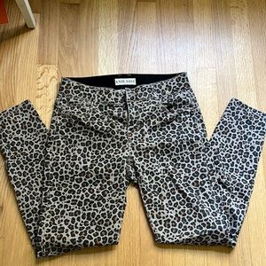 leopard print jeans